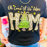 Adore Him Leopard Tree Tee