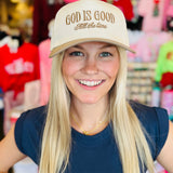 God Is Good Ash Mocha Trucker Hat