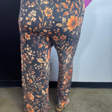 Fall Floral Pants