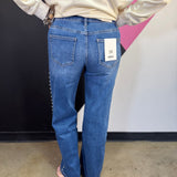Mica Stud Side Detail Denim Jeans