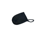 Mini black tanning mitts for streak-free sunless tanning and easy travel application