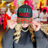 Holly Jolly Plaid Hat