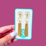 Fall Gold Sally Drop Earrings