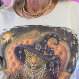Witchy Leopard Blingy Sweatshirt