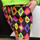 Witching Hour Argyle Skort