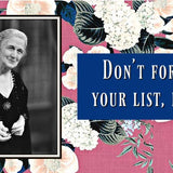 Don't Forget Your List, Dear - Magnetic Notepad