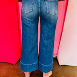 Zenana Pintuck Crop Jeans