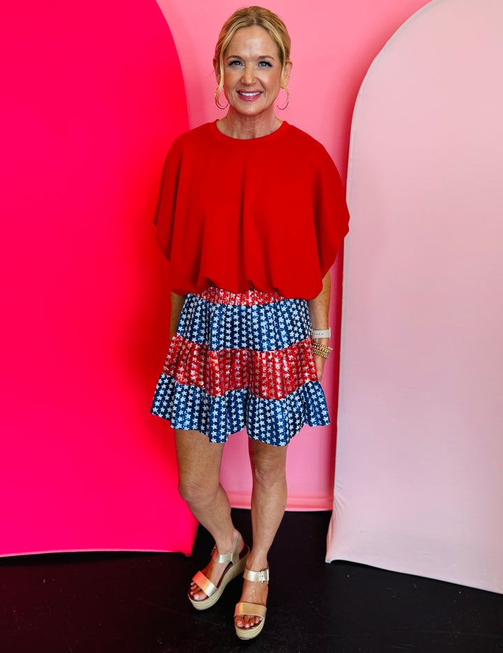 Sequin Firecracker Skirt
