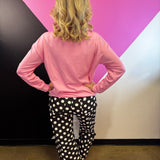 Trick Or Treat Polka Dot Patch Pullover