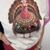 Jewel Collared Turkey Tee