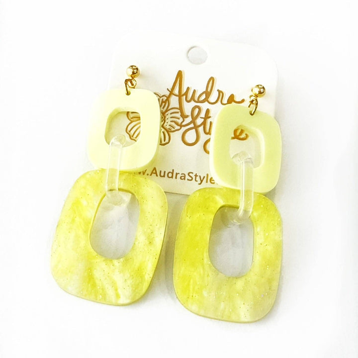 Lola Lemon Yellow Earrings