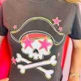 Pirates Pink Star Mascot Tee