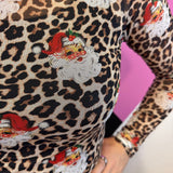 Keigan Santa Safari Chic Mesh Top