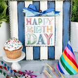 Mini Gallery "Happy Birthday" Typography