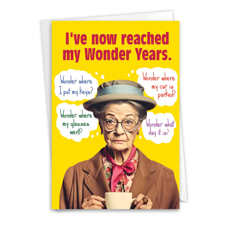 Wonder Years Birthday Card
