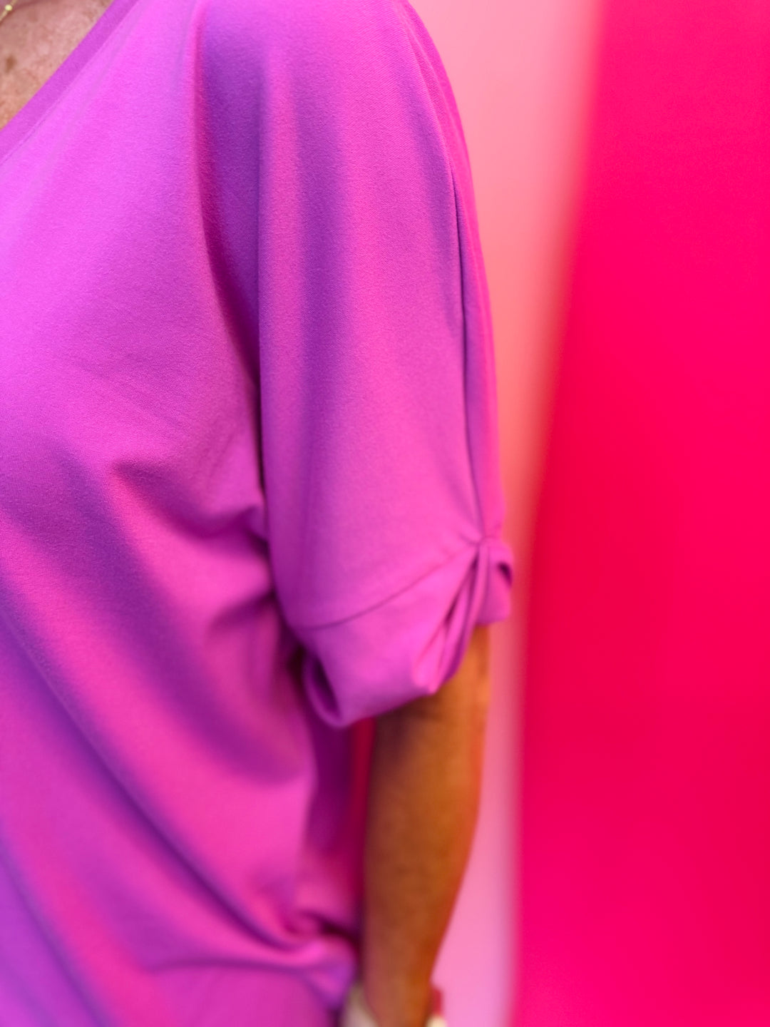 Bright Mauve Biker Set