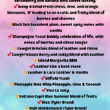 list of freshie scents