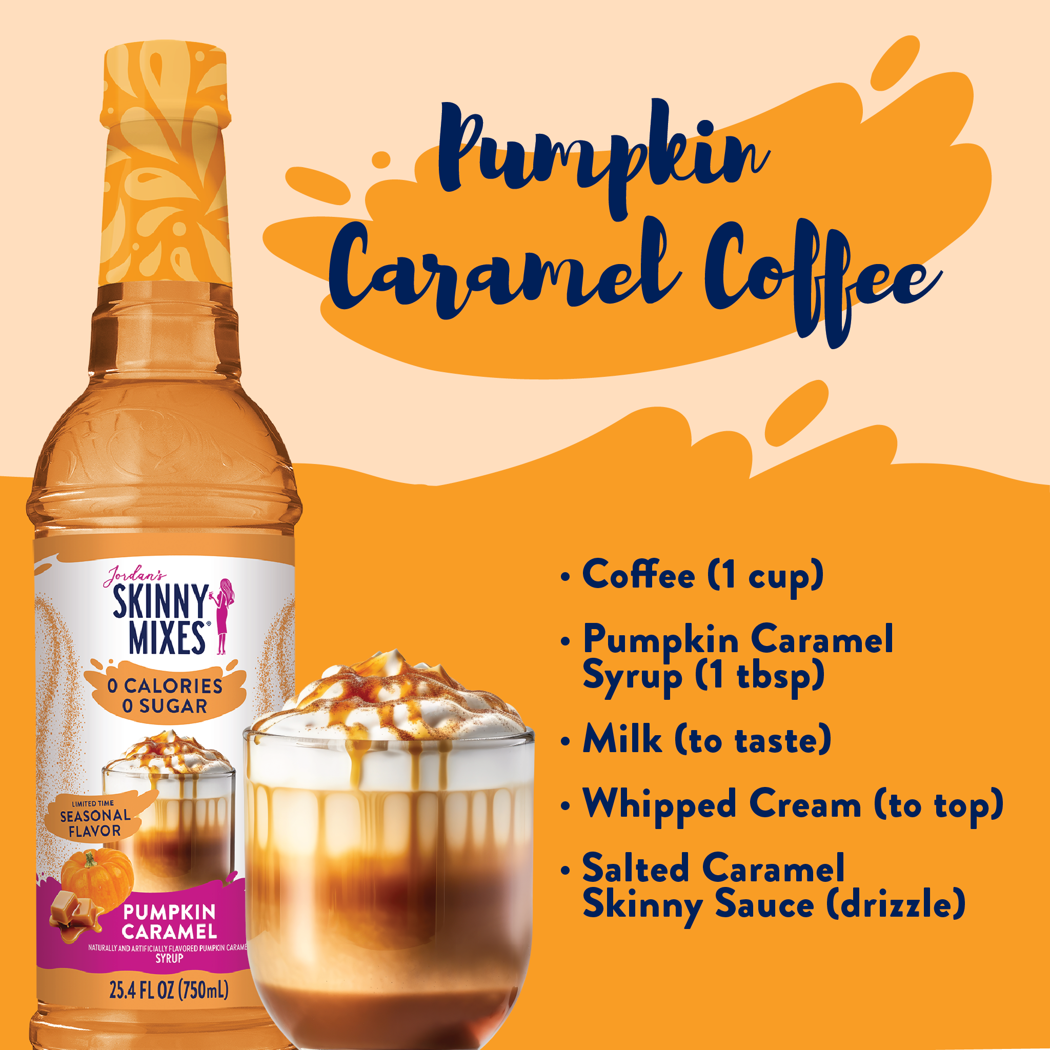 Skinny Mixes SF Pumpkin Caramel Coffee recipe 