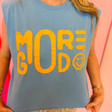 Blue More God Tank