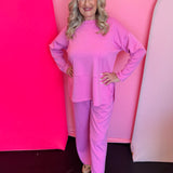 Pink Scuba Lounge Set