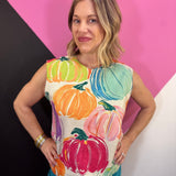 Pumpkin Sleeveless Sweater