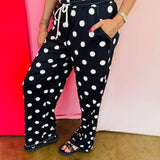 Polka Dot Jogger Pants