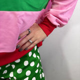 Holly Jolly Color Block Pullover
