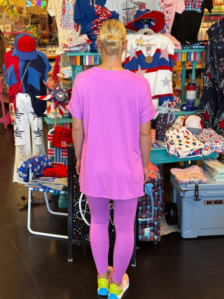 Bright Mauve Loungewear Set