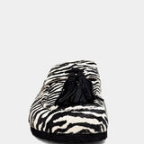 Shu Shop Ariana Zebra Hair Mule