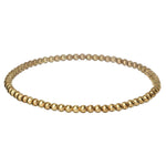 Bara Boheme elegant 14K gold filled beaded bracelet with 3mm beads.