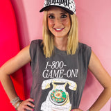 Black & White Polka Dots Game Day Hat