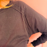 Black Raglan Top