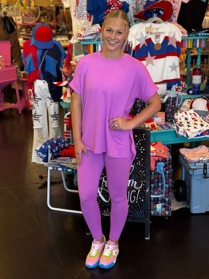 Bright Mauve Loungewear Set