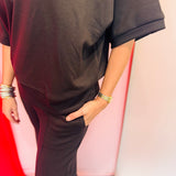 Black Collared Scuba Set