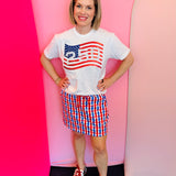 Blingy 250 Sequin Flag Tee