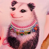 Possum Jewel Collared Tee