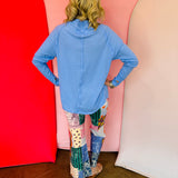 Cornflower Blue Raglan Top