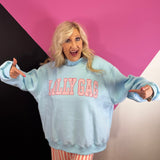 Dilly Dally Reversible Mockneck Sweatshirt