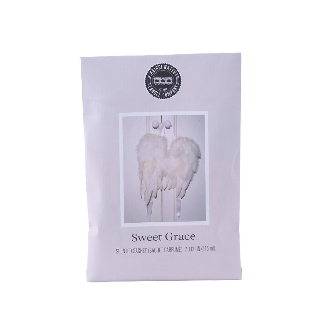 Sweet Grace scented sachet with angel wings.