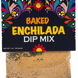 Baked Enchilada Dip Mix for warm cheesy or chilled Taco Tuesday dip