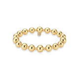 Bara Boheme Dolores gold filled beaded bracelet with mixed 2mm and 8mm beads