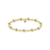 Bara Boheme Jasmine gold filled beaded bracelet with mixed 3mm and 6mm beads