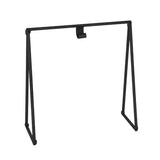 Black freestanding art stand for displaying 6x6 prints and charms