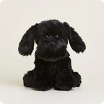 Black Lab Warmies weighted Labrador plush, microwavable and scented with calming French lavender.