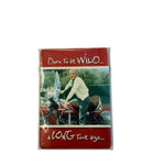 Born to Be Wild magnet with lady on motorcycle vintage design.