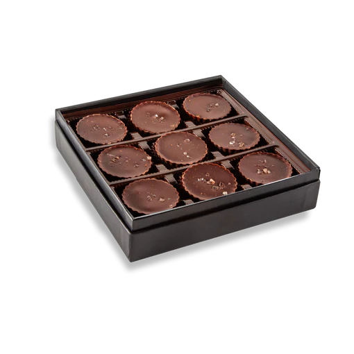 Bourbon Smoked Sea Salt Caramels (9 Pieces)