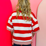 USA Sequin Bow Top