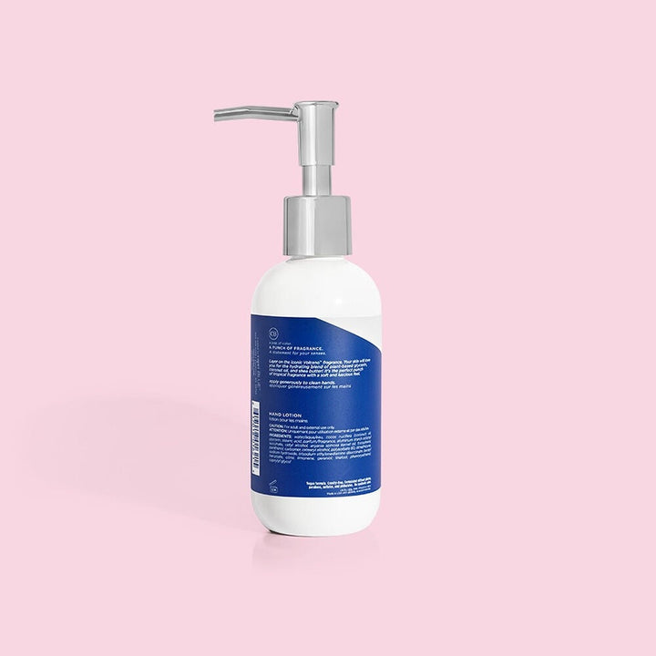 Volcano Hand Lotion 7.75oz – hydrating tropical citrus-scented vegan hand lotion with shea butter and coconut oil.