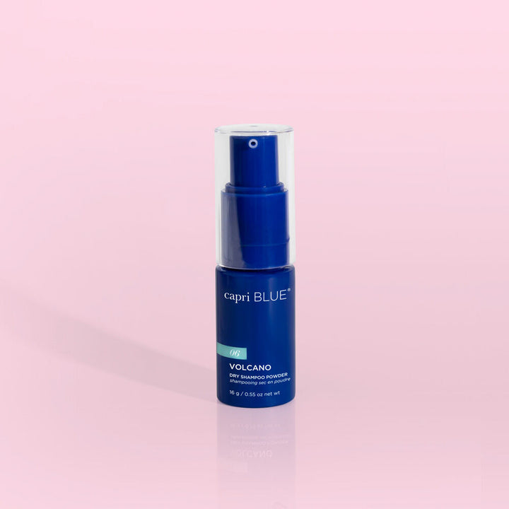 Volcano Dry Shampoo Powder adds instant volume and freshness with tropical citrus fragrance