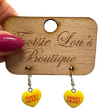 Yellow “Sweetheart”Earrings